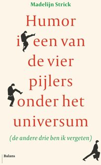 Balans, Uitgeverij Humor is een van de vier pijlers onder het universum