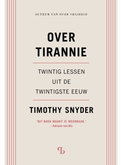 Balans, Uitgeverij Over Tirannie - Timothy Snyder