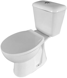 Balco duoblok staand toilet S-trap wit