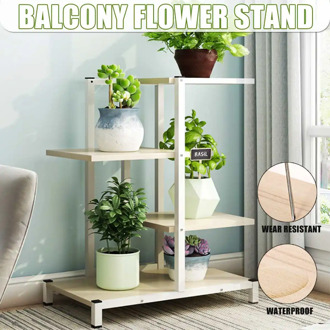 Balcony Living Room Flower Stand Plant Shelves Interior Modern Decoration Floor Standing Multi-layer Flower Shelf Storage Flower