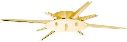 Baldakijn Flash Je Lampen, goud, 8-armig, aanpasbaar