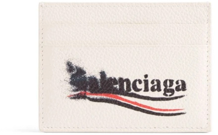 Balenciaga Beige Portemonnees met 5.0 cm Rand Balenciaga , Beige , Heren - ONE Size