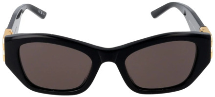 Balenciaga Black/Dark Grey Sunglasses Balenciaga , Black , Dames - 53 MM