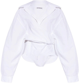 Balenciaga Blouse overhemd Balenciaga , White , Dames - S,Xs,2Xs
