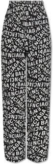 Balenciaga Broek met logo Balenciaga , Black , Heren