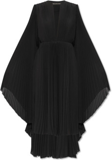 Balenciaga Geplooide jurk Balenciaga , Black , Dames - XS
