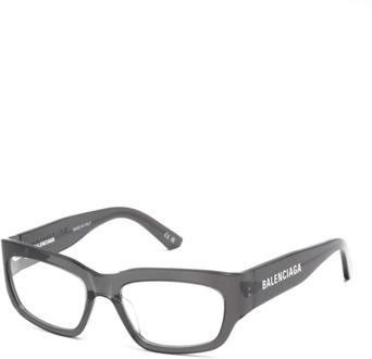 Balenciaga Grijze Optische Bril, veelzijdig en stijlvol Balenciaga , Gray , Heren - 54 MM