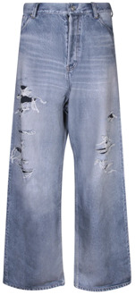 Balenciaga Jeans Balenciaga , Blue , Heren - XS
