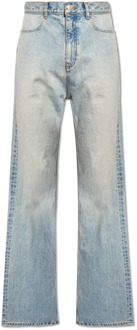Balenciaga Jeans met logo Balenciaga , Blue , Heren - W32
