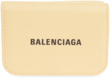 Balenciaga Leren portemonnee Balenciaga , Yellow , Dames - ONE Size