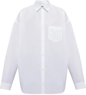 Balenciaga Normaal shirt Balenciaga , White , Heren - 2Xl,L