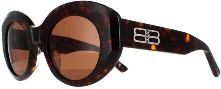 Balenciaga ovale dames havana bruin bb0235s - One Size