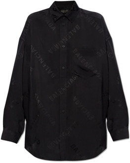 Balenciaga Oversized shirt Balenciaga , Black , Dames - S,2Xs