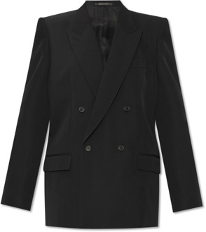 Balenciaga Oversized wollen blazer Balenciaga , Black , Dames - S,Xs,2Xs