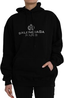 Balenciaga Parijs Logo Hoodie - maat Zwart