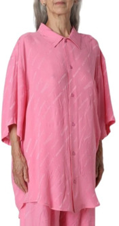 Balenciaga Shirts Balenciaga , Pink , Dames - S,Xs