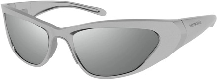 Balenciaga Silver Sunglasses Balenciaga , Gray , Heren - 62 MM