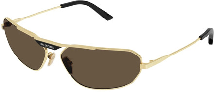 Balenciaga Silver Sunglasses Balenciaga , Gray , Heren - 64 MM