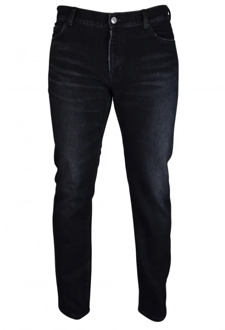 Balenciaga Slim-Fit Zwart Gewassen Vintage Stijl Jeans Balenciaga , Black , Heren - W30,W28,W31,W29