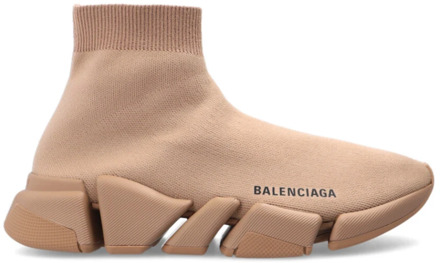 Balenciaga Speed 2.0 Sneakers Balenciaga , Beige , Dames - 34 EU