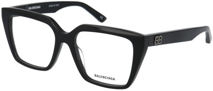 Balenciaga Stijlvolle Optische Bril Bb0130O Balenciaga , Black , Dames - 53 MM
