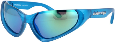 Balenciaga Stijlvolle zonnebril Bb0202S Balenciaga , Blue , Unisex - 64 MM