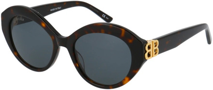 Balenciaga Stijlvolle zonnebril met Bb0133S model Balenciaga , Brown , Dames - 52 MM