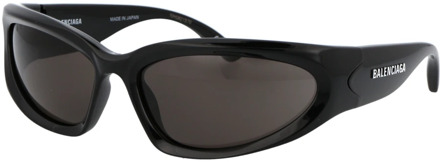 Balenciaga Stijlvolle zonnebril met Bb0157S model Balenciaga , Black , Heren - 65 MM