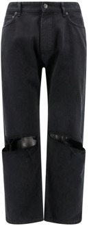 Balenciaga Straight Jeans Balenciaga , Black , Heren - S