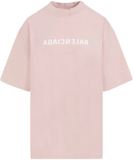 Balenciaga T-Shirts Balenciaga , Pink , Dames - L,M,S,Xs