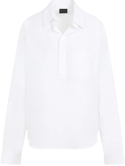 Balenciaga Witte Katoenen Shirt Balenciaga , White , Dames - S,Xs