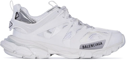 Balenciaga Witte Reflecterende Track Sneakers Balenciaga , White , Dames - 39 Eu,41 Eu,35 Eu,40 EU