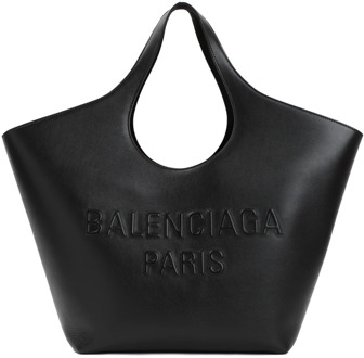 Balenciaga Zwarte Leren Handtas Minimaal Ontwerp Balenciaga , Black , Dames - ONE Size