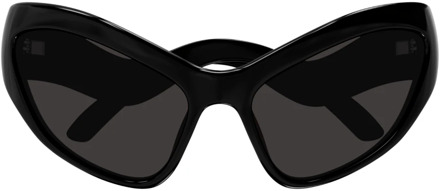 Balenciaga Zwarte zonnebril met accessoires Balenciaga , Black , Dames - 59 MM