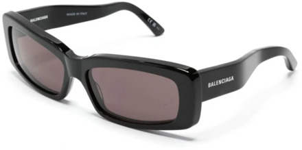 Balenciaga Zwarte zonnebril met originele accessoires Balenciaga , Black , Unisex - 69 MM