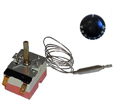 Balg Rood Licht Bipolaire Schakelaar 4 Faston 16 Een 250/12 V Ac/Dc, 20A, Gat 30x22mm.