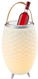 Bali M - Speaker Lamp - Draadloze Speaker - Wijnkoeler - Bluetooth - RGB - Wit