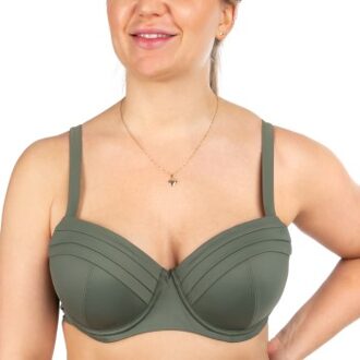 Bali Padded Underwired Bikini Bra Groen - C 80