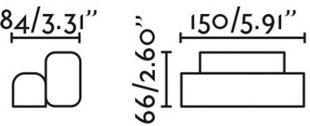 Balic LED buitenwandlamp, zwart, aluminium, breedte 15 cm