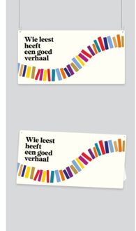 Baliedisplay / Plafondhanger Wie Leest Heeft Een Goed Verhaal