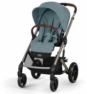 Balios Kinderwagen S Lux Taupe Stormy Blue Beige