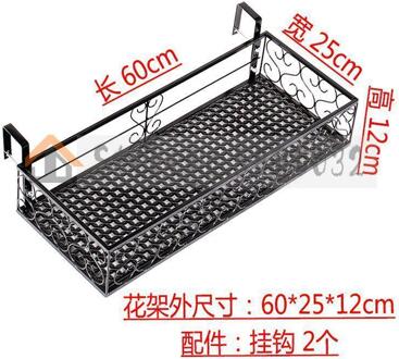 Balkon Bloem Rack Opknoping Smeedijzeren Reling Muur Opknoping Bloempot Rack Vangrail Multi-layer Rack Opknoping Plank Venster VIP 4