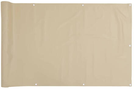 Balkonscherm 90x500 cm oxford stof beige