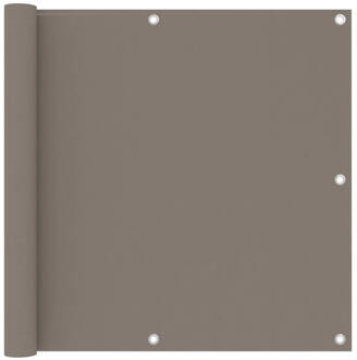 Balkonscherm 90x600 cm oxford stof taupe