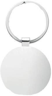 Ballarat ronde bamboe sleutelhanger Bruin/groen - One size