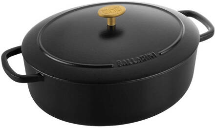 Ballarini Bellamonte braadpan ovaal 29cm - 4,5L Zwart