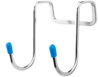 BalleenShiny Rvs Dubbele S Vorm Opslag Haak voor Badkamer Keuken Muur en Deur Organizer Accessoires T6