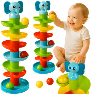 ballentoren - kunststof - multicolor - H48 cm