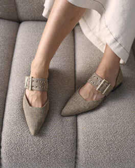 Ballerina's g-binny-84 - maat 40 Bruin