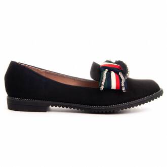 Ballerine Geel In Zwart - maat